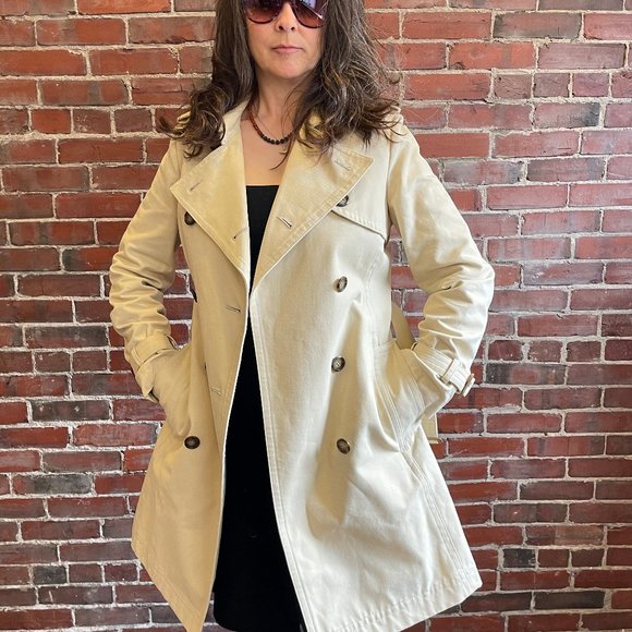 French Connection FCUK Tokyo Japan custom design SAMPLE belted trench coat - Picture 4 of 6